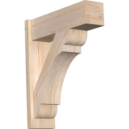 Ekena Millwork Olympic Block Smooth Outlooker, Douglas Fir, 7 1/2"W x 24"D x 28"H OUT08X24X28OLY05SDF